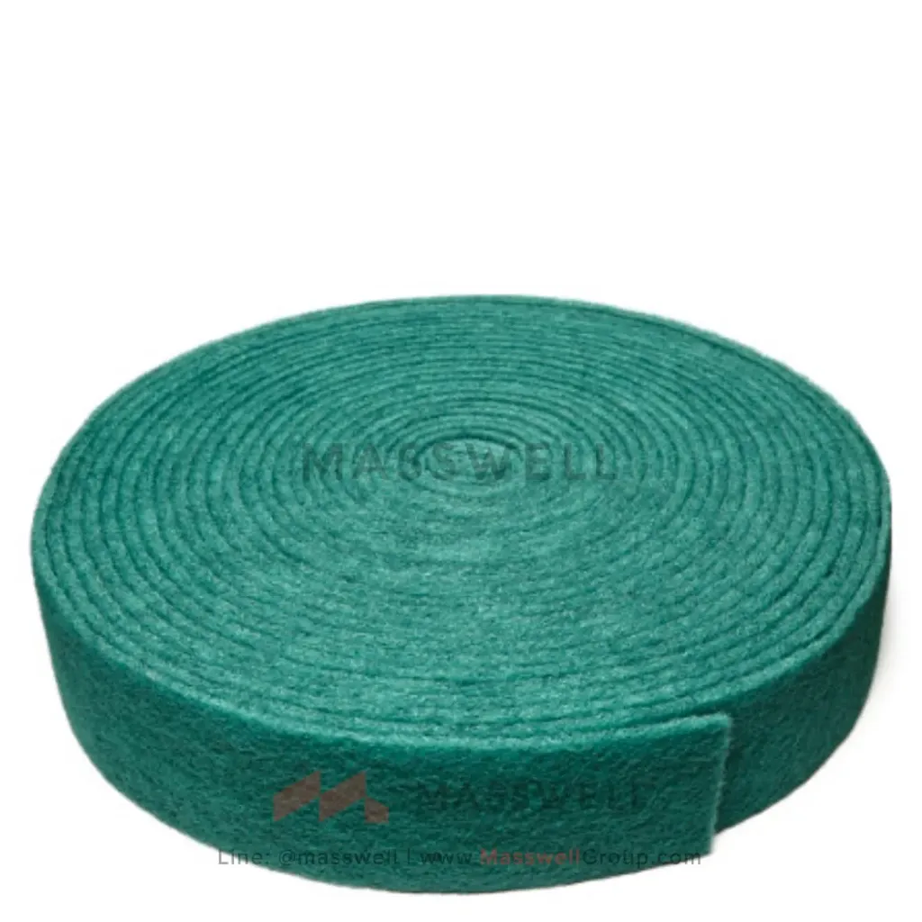 3M Scotch-Brite แผ่นใยขัด No. 96 (สีเขียว) แบบม้วน 6 นิ้ว ยาว 35 หลา