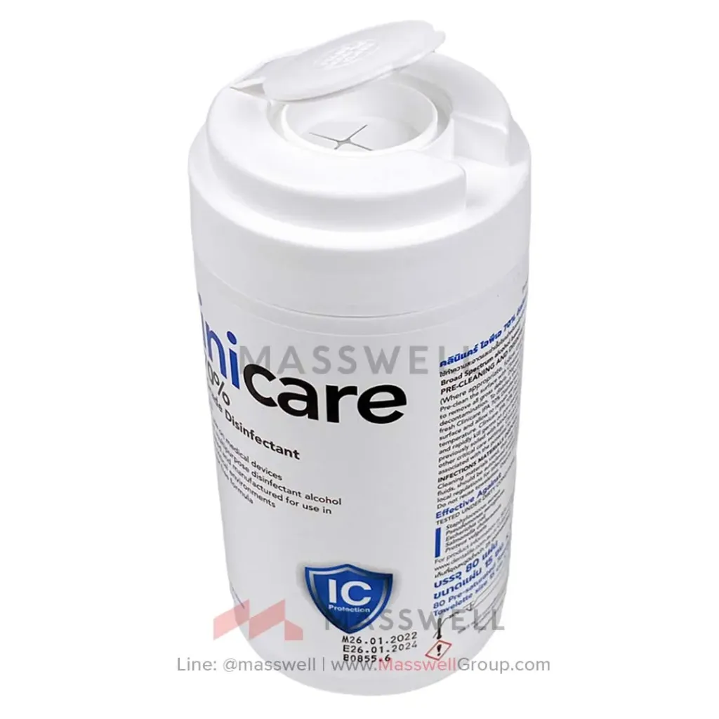 Clinicare แผ่นเช็ดฆ่าเชื้อ IPA 70% Slim (80 แผ่น)