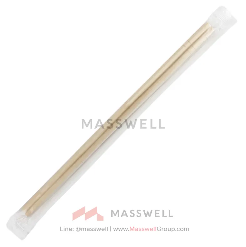 Daikoku ตะเกียบแบบกลม Round Bamboo 22cm. ซองปลายปิด (3,000 คู่)