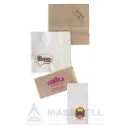 DUNI Napkin 33X33cm 1ชั้น สีขาว พับ4 500's[x8]