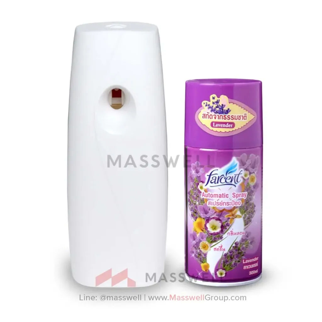 [FC-0033A] Farcent เครื่องพ่นสเปรย์น้ำหอมอัตโนมัติ (ครบชุด) คละกลิ่น