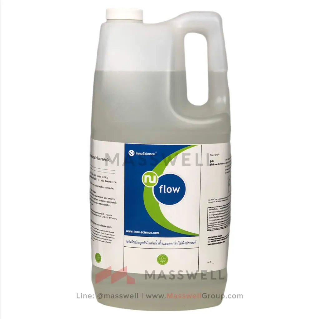 Nu-Flow ขจัดสิ่งอุตตันในท้อน้ำทิ้ง 4L.