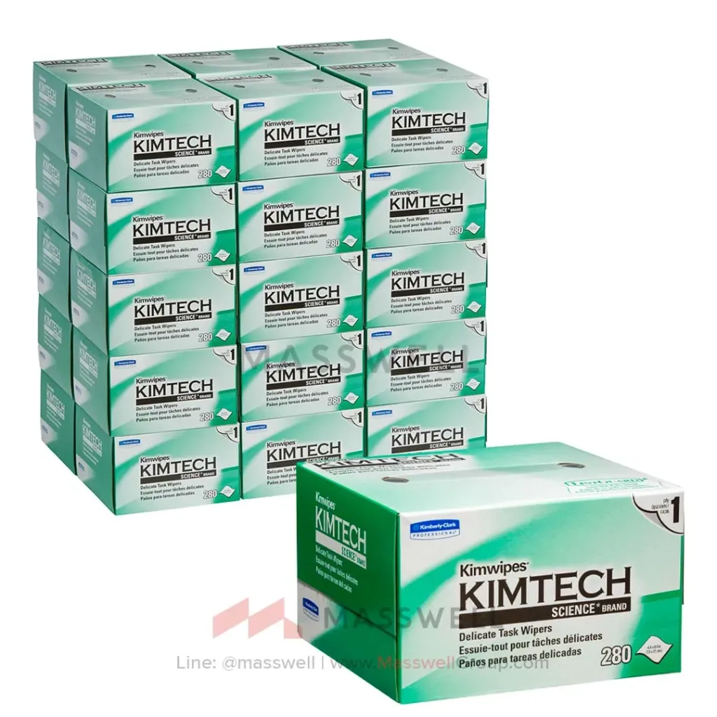 [KC-34120] KIMTECH SCIENCE* กระดาษเช็ดทำความสะอาด Kimwipes* 1-ply 280แผ่น (30กล่อง)