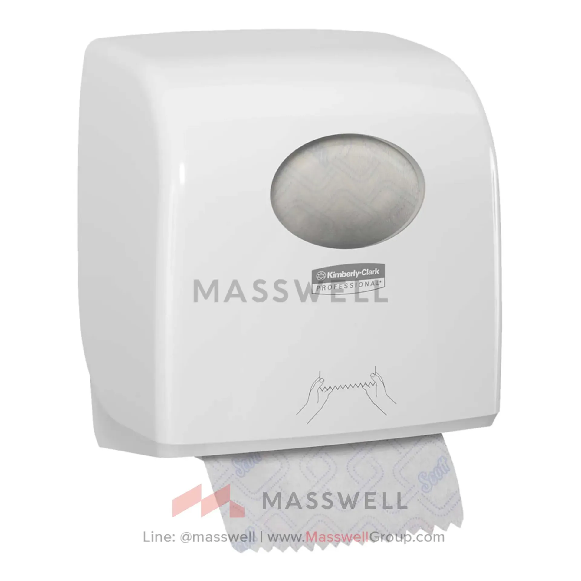 [KC-7955] Kimberly-Clark กล่องกระดาษเช็ดมือแบบม้วน แกนล๊อค Aquarius* HRT Slimroll BPS