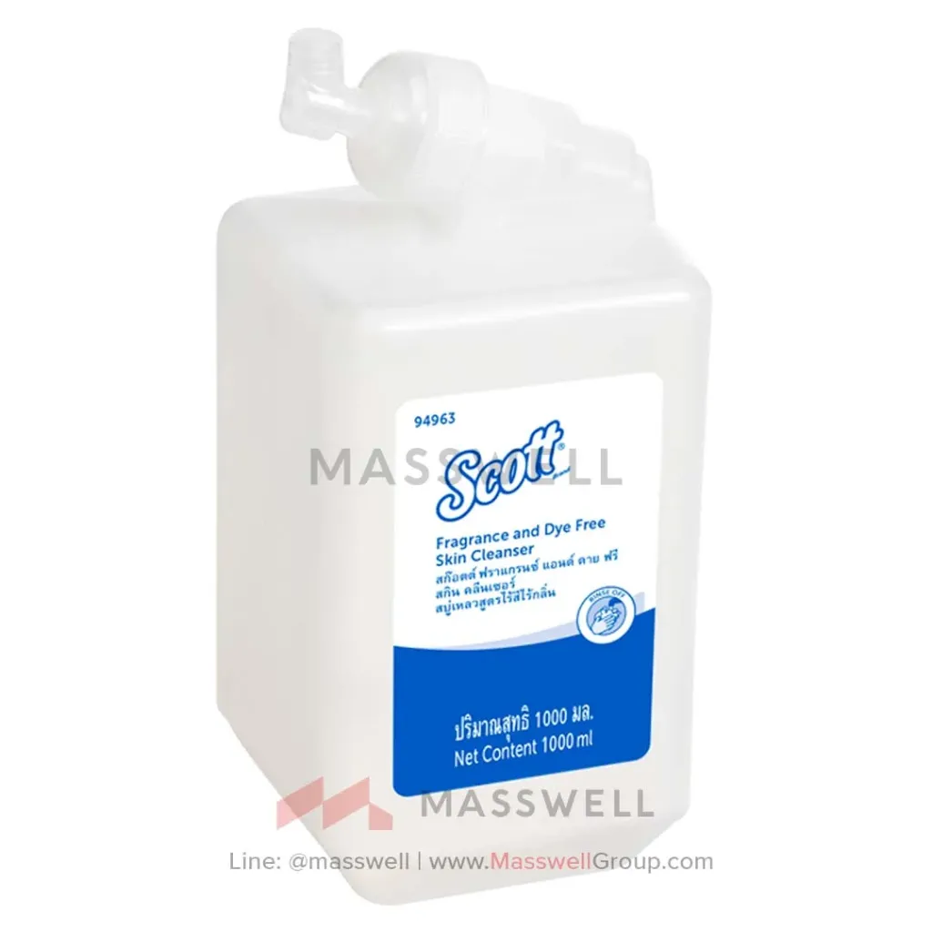 SCOTT สบู่เหลวล้างมือ Fragrance and Dye Free 1000มล. (6 ขวด)