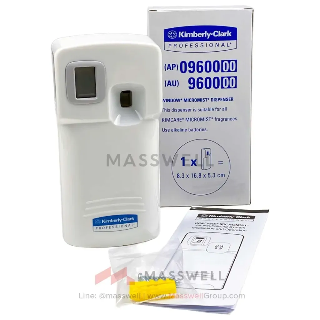 [KC-9600] Kimberly-Clark เครื่องสเปรย์น้ำหอมปรับอากาศอัตโนมัติ Micromist* Air Care