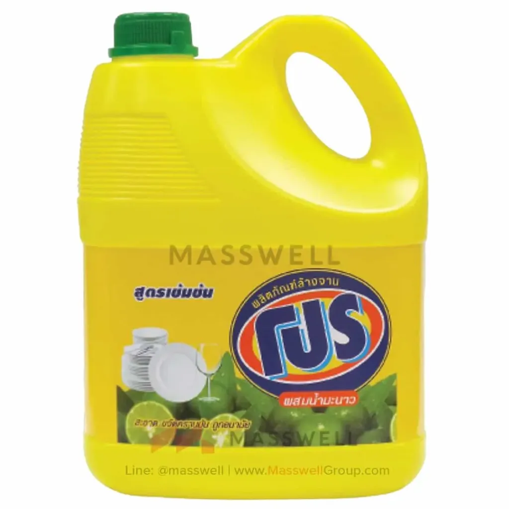 PRO น้ำยาล้างจาน สูตรผสมน้ำมะนาว 3.6 ลิตร