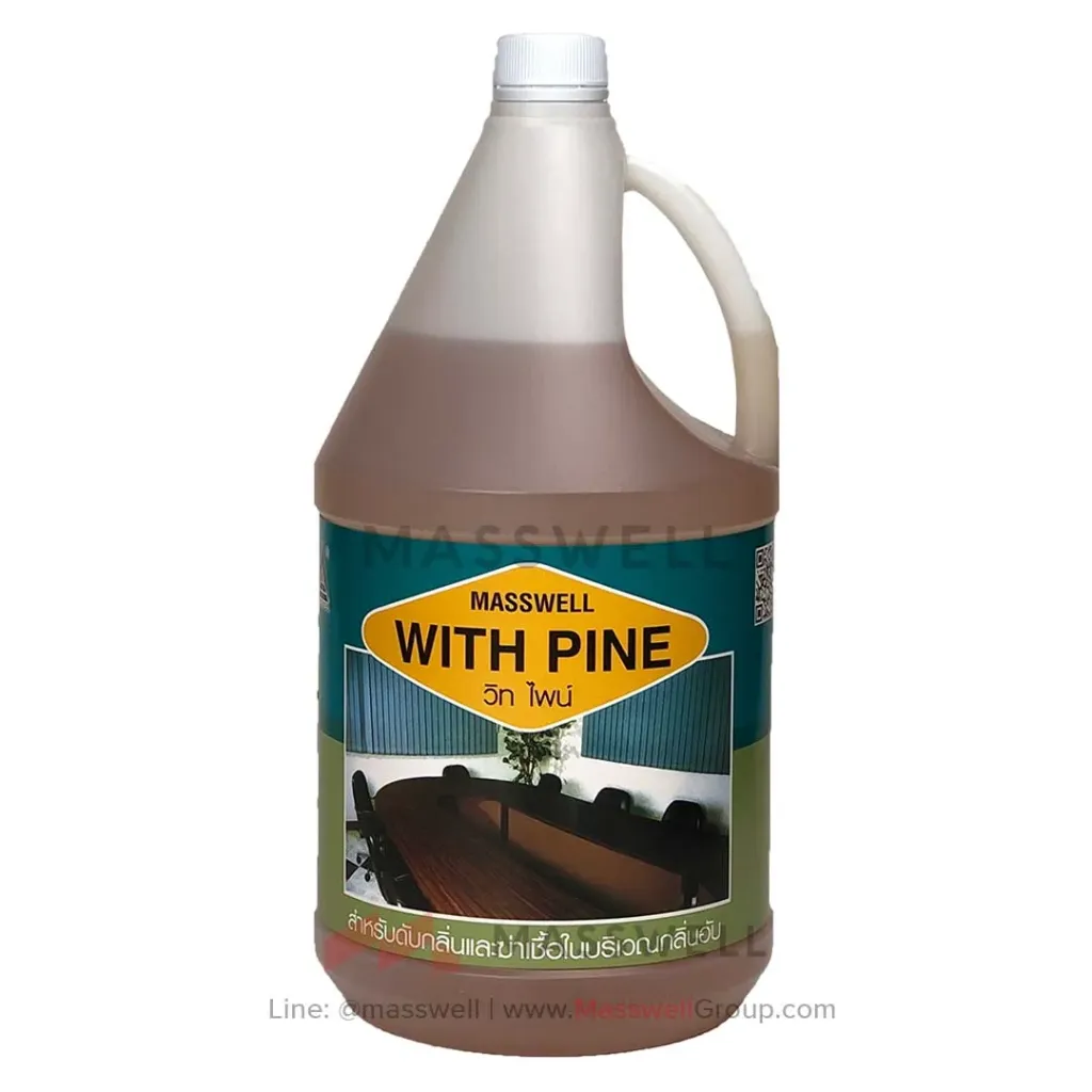 [MW-TP04] น้ำยาดับกลิ่นลดแบคทีเรีย WITH PINE 3.5 ลิตร