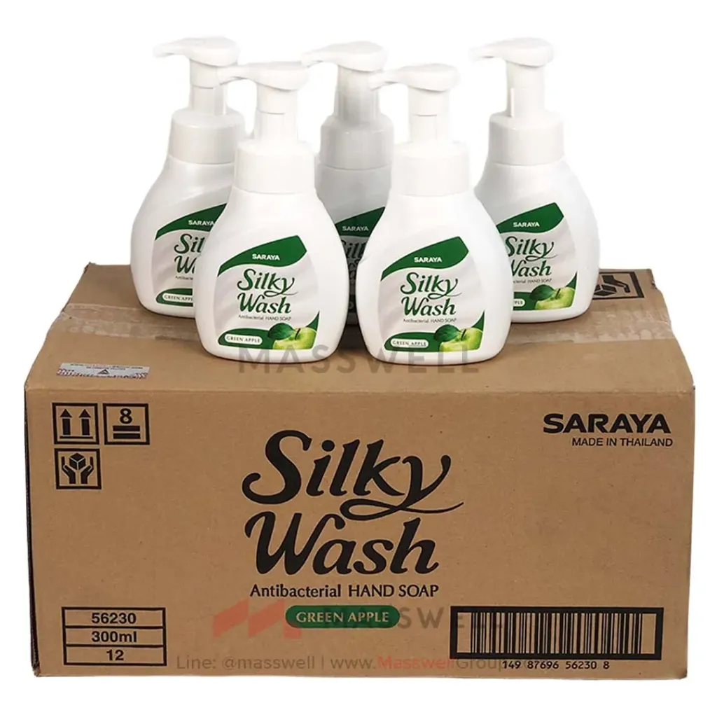 [SN-56230] SARAYA สบู่โฟมล้างมือขจัดแบคทีเรีย Green Apple 300มล.