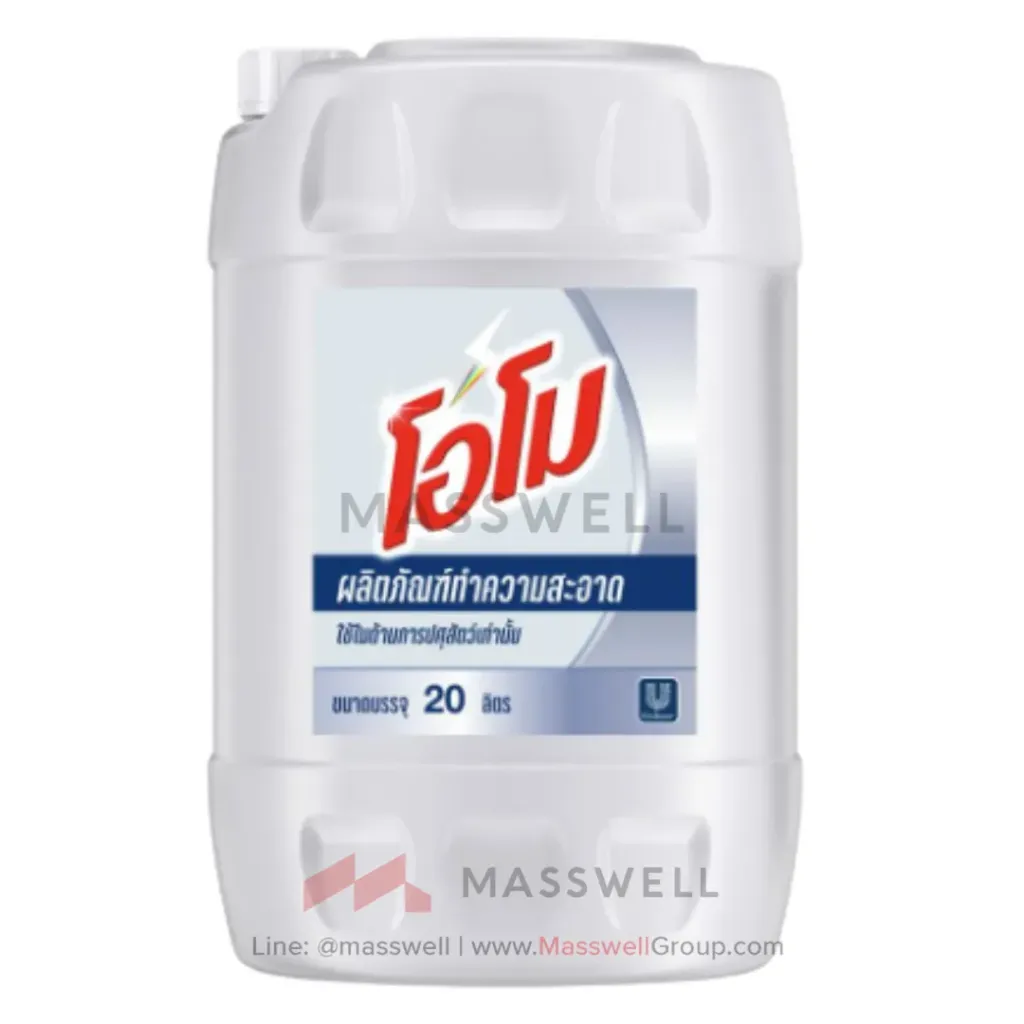 OMO น้ำยาล้างจาน สูตรการรับรองกรมปศุสัตว์ 20 ลิตร