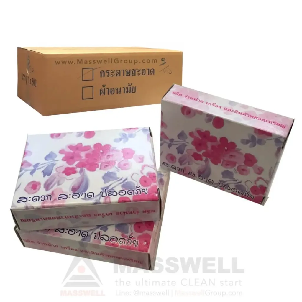 กระดาษทิชชู่บรรจุกล่อง (500กล่อง)
