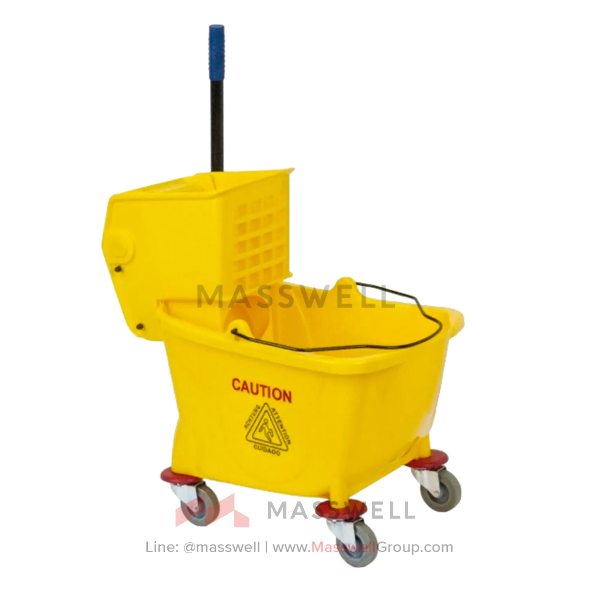 [CE-01-36S] ถังบีบม็อบพลาสติกพร้อมมาตราส่วน ขนาด 36ลิตร