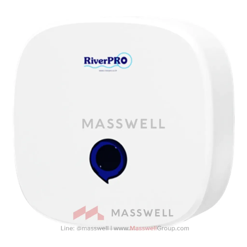[RP-BJRT868] RiverPro กล่องจ่ายกระดาษชำระม้วนใหญ่ Modern SQ* JRT - White