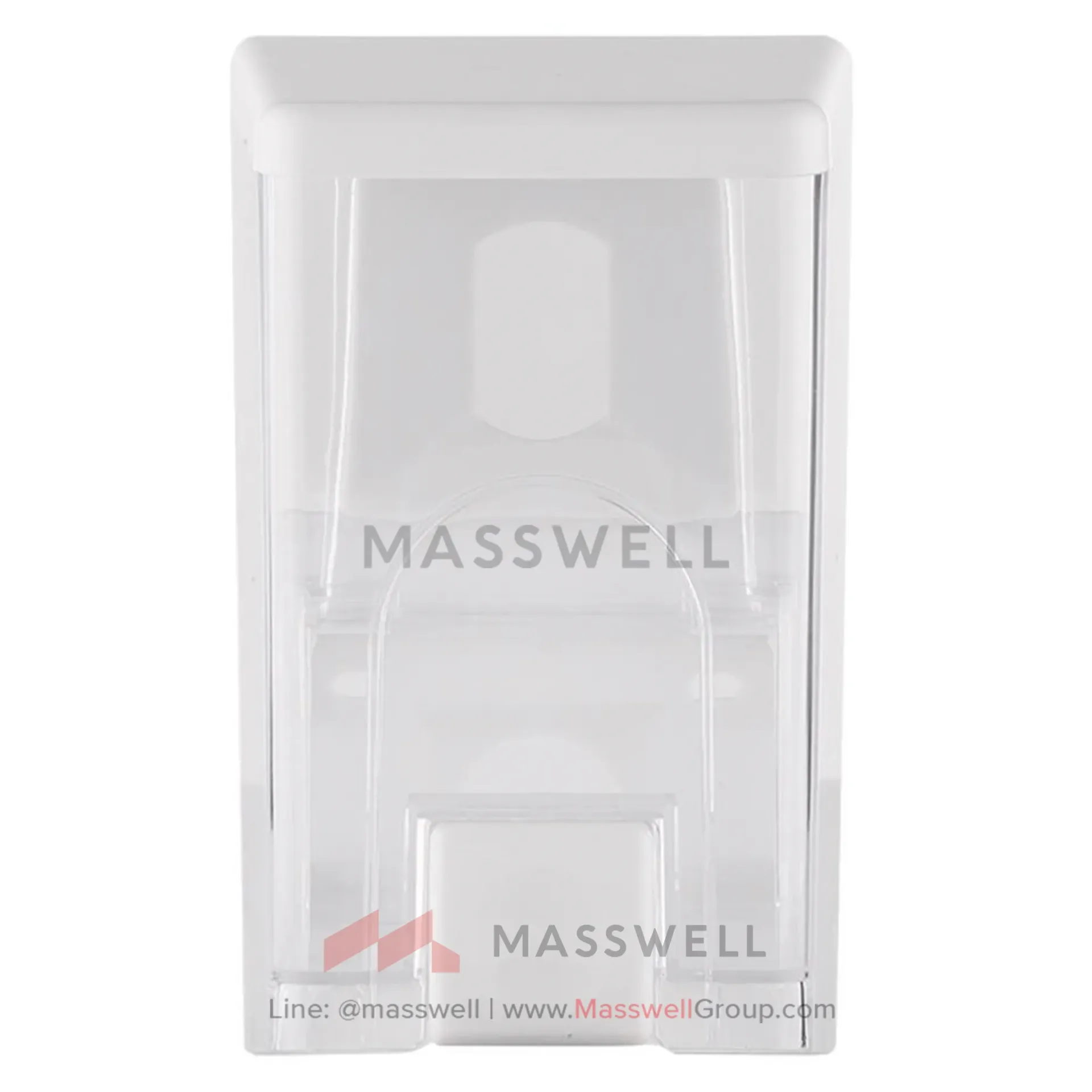 เครื่องจ่ายสบู่ 1 ช่อง สีขาวใส WF021