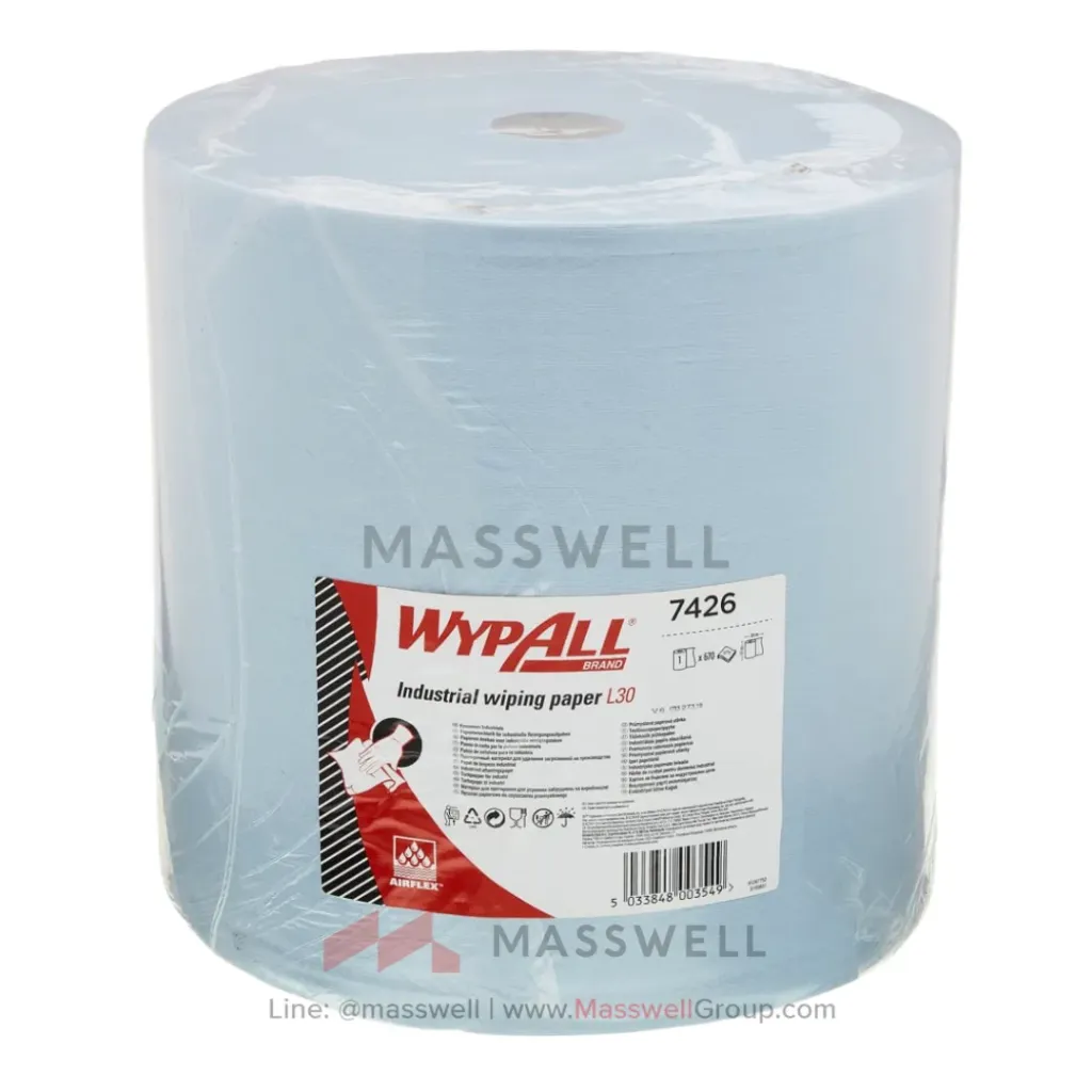 WYPALL* กระดาษเช็ดอุตสาหกรรม L30 ULTRA+ 670’s (1ม้วน)