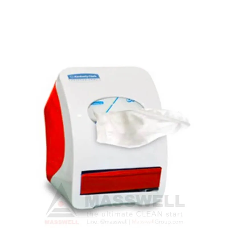 Kimberly-Clark กล่องใส่กระดาษเช็ดปาก CUBE PopUp – Red