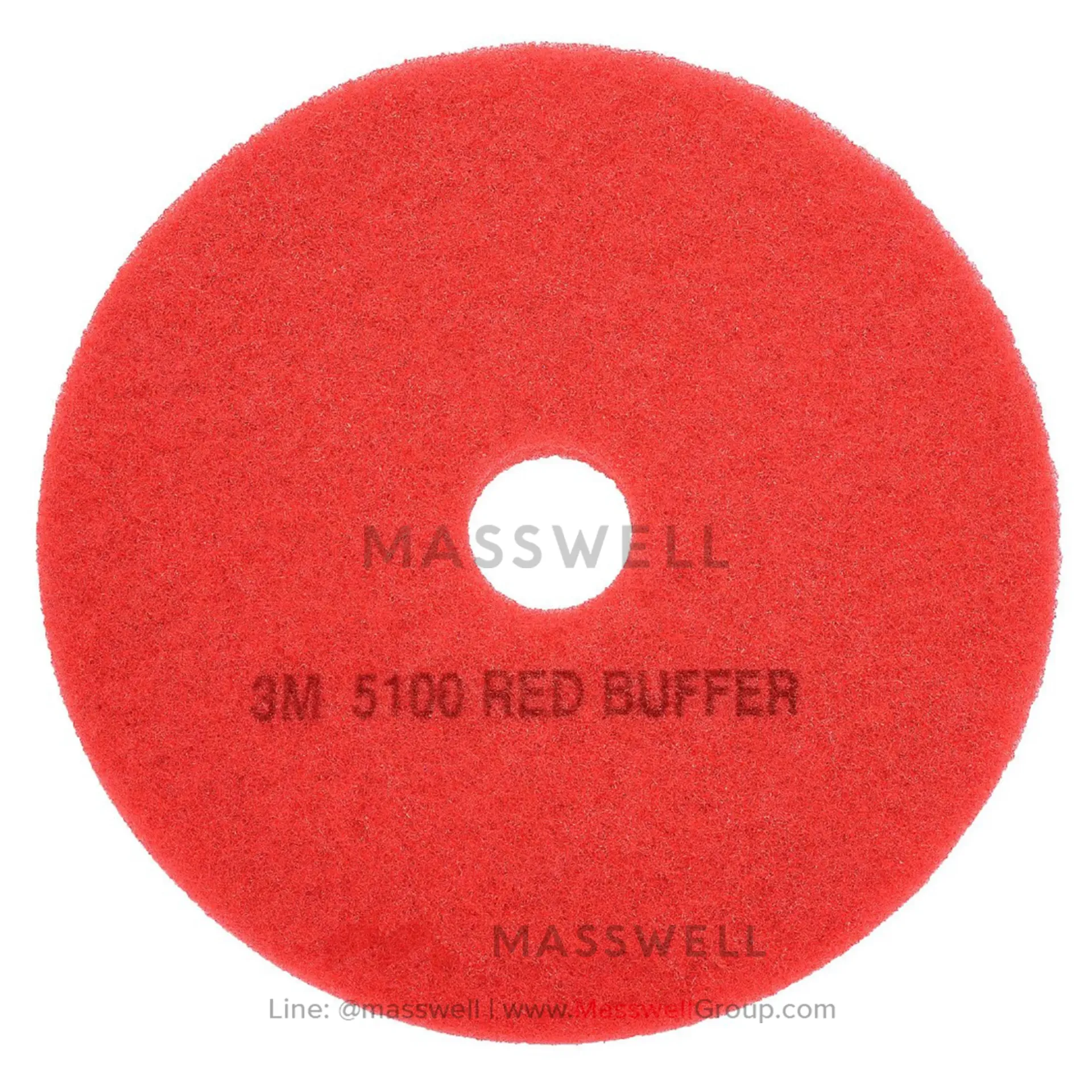 [3M-5100-16-P] 3M™ แผ่นขัดพื้น Buffer Pad 5100 สีแดง (16")