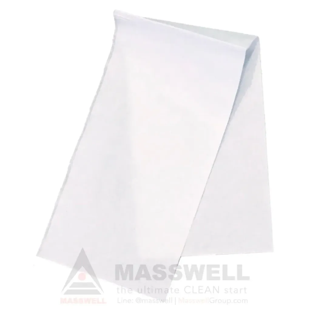 [DN-40W2P4F] DUNI Napkin 40x40cm 2ชั้น สีขาว 250's [x8] (พับ 4 ส่วน)