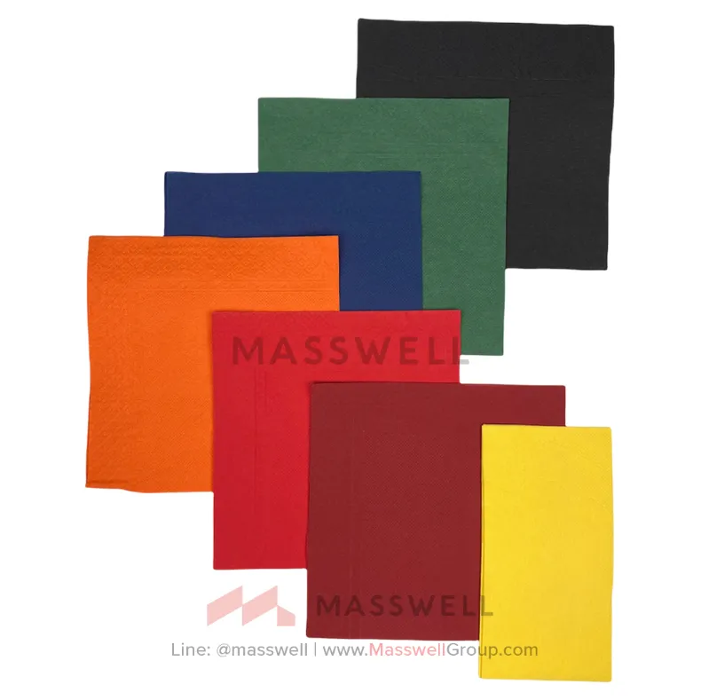 [DN-UN40BK] DUNI Unicolor กระดาษทิชชู่สี 40x40cm. 100's [x20] (1/4, Black)