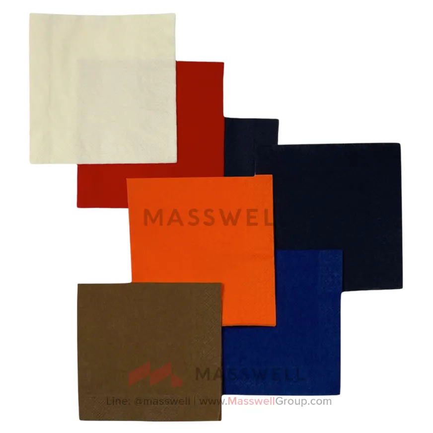 [DN-UN24BK] DUNI Unicolor กระดาษทิชชู่สี 24x24cm. 150's [x30] (1/4, Black)