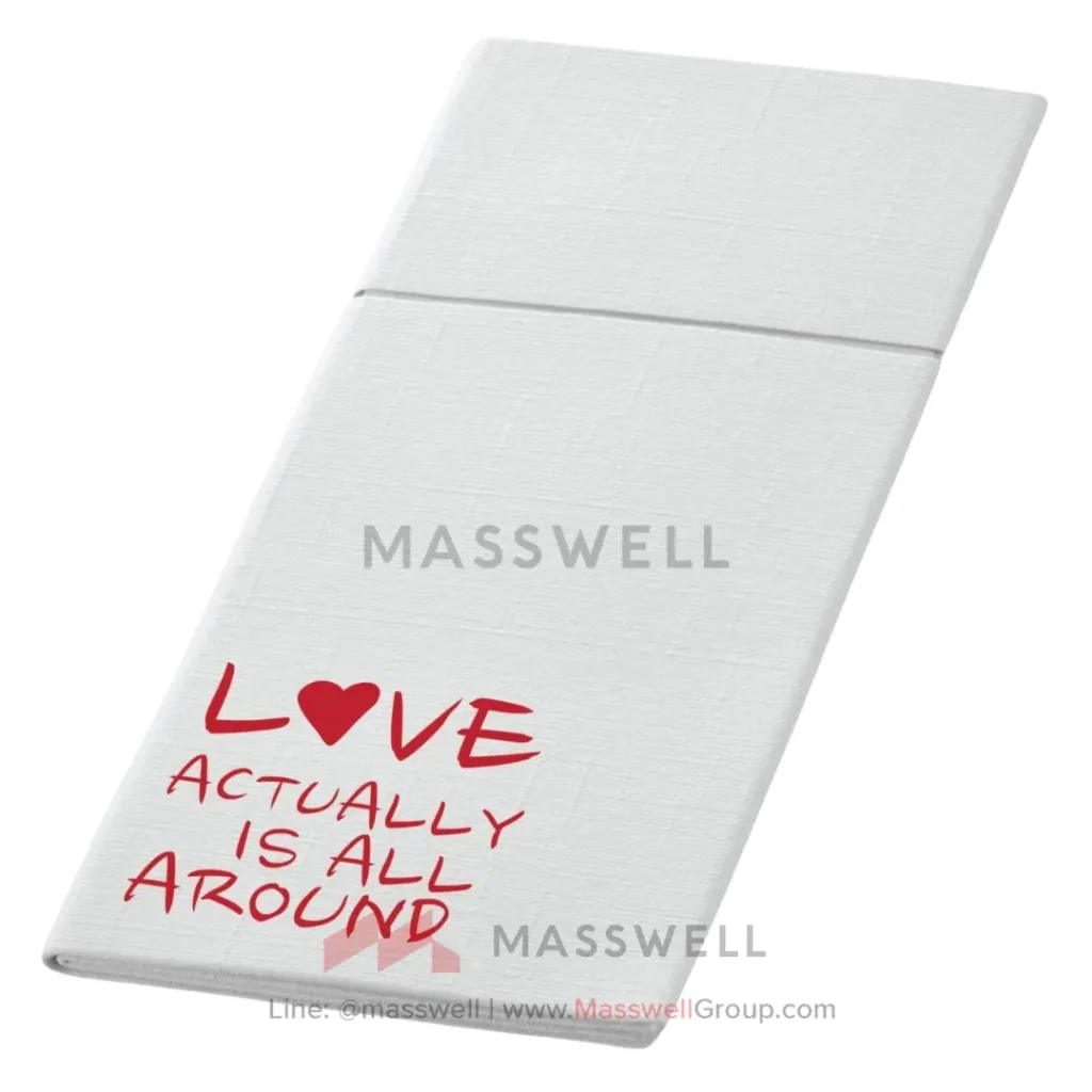[DN-VLT26] DUNI กระดาษเช็ดปาก Duniletto 40x48ซม. Valentine 46 ชิ้น [x4]