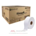 Kimsoft กระดาษชำระม้วนใหญ่ Compact JRT 8cm. 1 ชั้น 600 เมตร (12ม้วน)