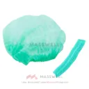 Hyguard หมวกคลุมผม แบบตัวหนอน – สีเขียว (50ชิ้น)