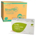 RiverPro กระดาษเช็ดมือ V-Fold Economy 2 ชั้น 250แผ่น [x24]